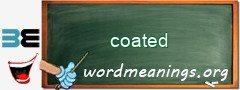 WordMeaning blackboard for coated